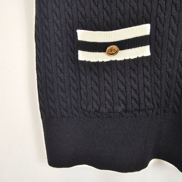 Alexia Admor Michelle Vest in Navy - Size M - Picture 6 of 9
